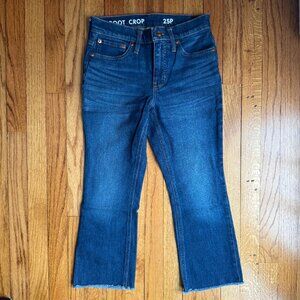 J. Crew Petite Demi-Boot Crop Jean